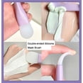 thumbnail image 5 of 1PCS Purple Double Head Silicone Mask Brush Face Cleaning Scraper Applicator Mud Mask Special Brush Beauty Tools, 5 of 6