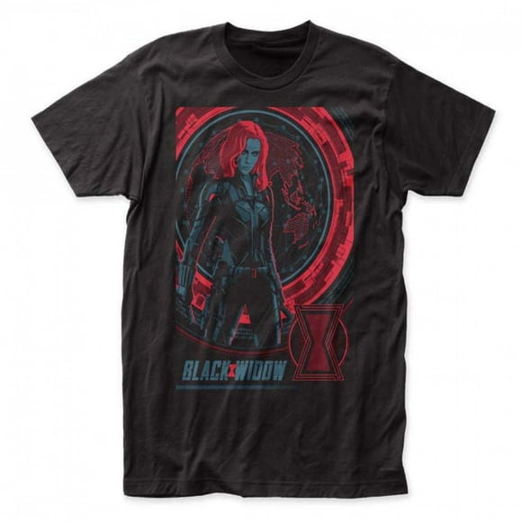 Black Widow Movie Hero Stance T-Shirt-3XLarge