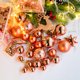 thumbnail image 4 of Paquete de 30 bolas de árbol de Navidad, colgantes navideños, 1.2 / 1.6 / 2.3 pulgadas, manualidades, chimenea de plástico, bricolaje, ventana, puerta, suministros, oro rosa sidaley HA009414-02B, 4 of 6
