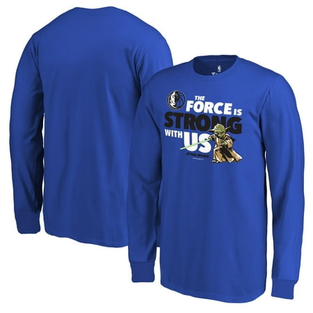 - Dallas Mavericks Fanatics Branded Youth Star Wars Jedi Strong Long Sleeve T-Shirt - Royal