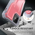 thumbnail image 6 of FITO For iPhone 11 Case, Phone Case with Screen Protector and Kickstand (Pink), 6 of 7