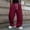 6# Wine, variant on Uncuffed Baggy Sweatpants Men Vintage Comfort Drawstring Waist Jogging Slacks with Pockets Outdoor Travel