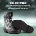 thumbnail image 5 of NORTY Womens Ankle-High Rain Boots 9 inch Female Snow Boots, 5 of 8