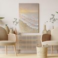 thumbnail image 2 of AVOI Hand Painted Surface Pictures Painting On Canvas Modern Seascape Home Office Decor Hand Made Sunset Painting Canvas Wall Decor Seascape Artwork For Living Room Frame: 12x12in, 2 of 4