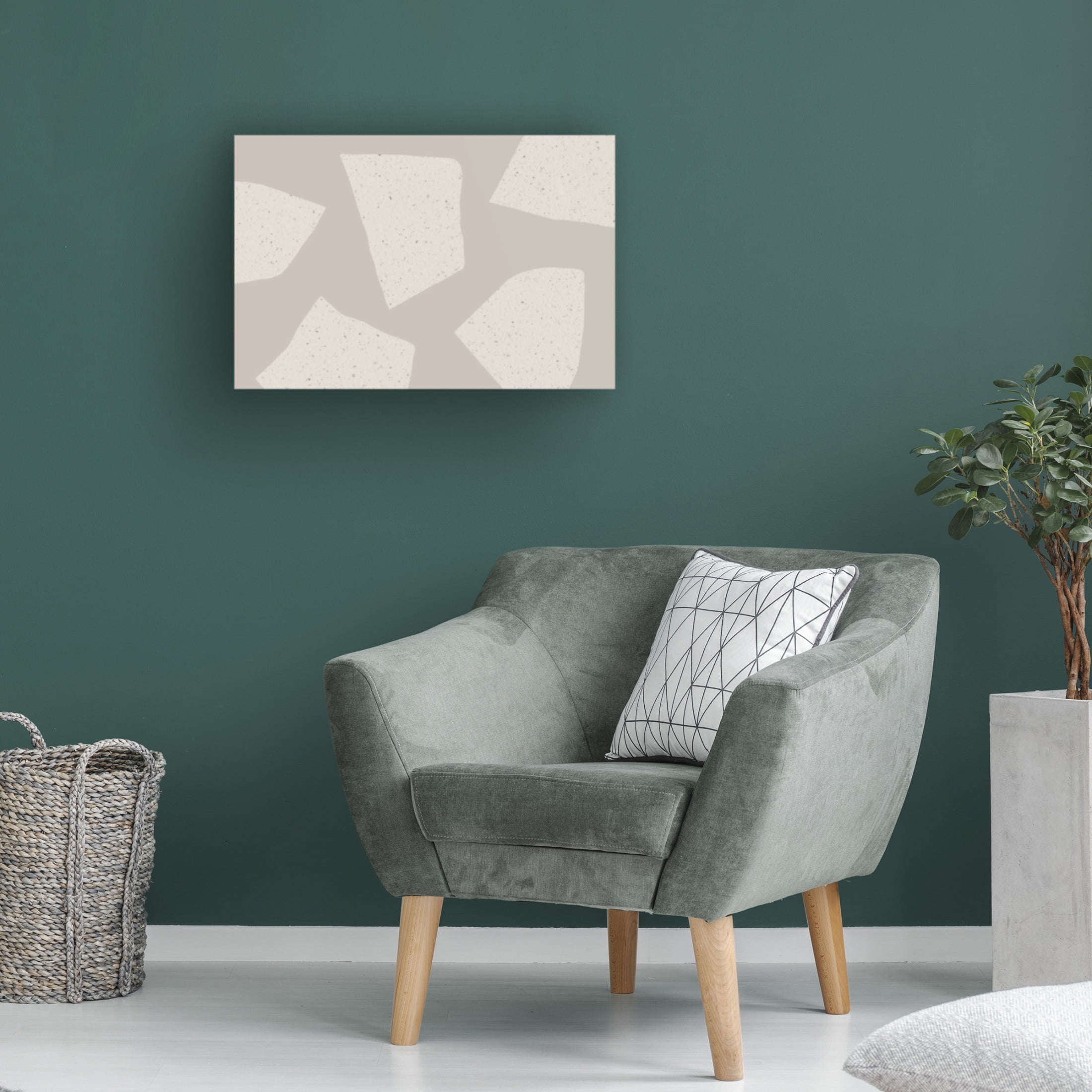 Trademark Fine Art uplusmestudio Big Terrazzo Canvas Wall Art