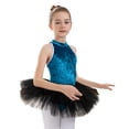 thumbnail image 1 of XovLAHzY Toddler Baby Girl Outfits Training Dress Performance Dress Latin Dance Dress Classical Dance Dress Set Gymnastics Summer Clothing Set 4-5 Years, 1 of 3