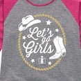 thumbnail image 3 of International Harvester - Let's Go Girls - Youth Girls Raglan Graphic T-Shirt, 3 of 6