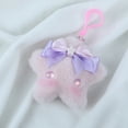 thumbnail image 4 of Cute Soft Plush for Key Chain Pendant Toys Cartoon Bow Star Stuffed for Doll Backpack Keychain Bag Pendant Kids Girls Gi, 4 of 21