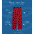 thumbnail image 6 of Little Blue House Men's Jersey Pajama Pants, Buffalo Plaid, Large, 6 of 6