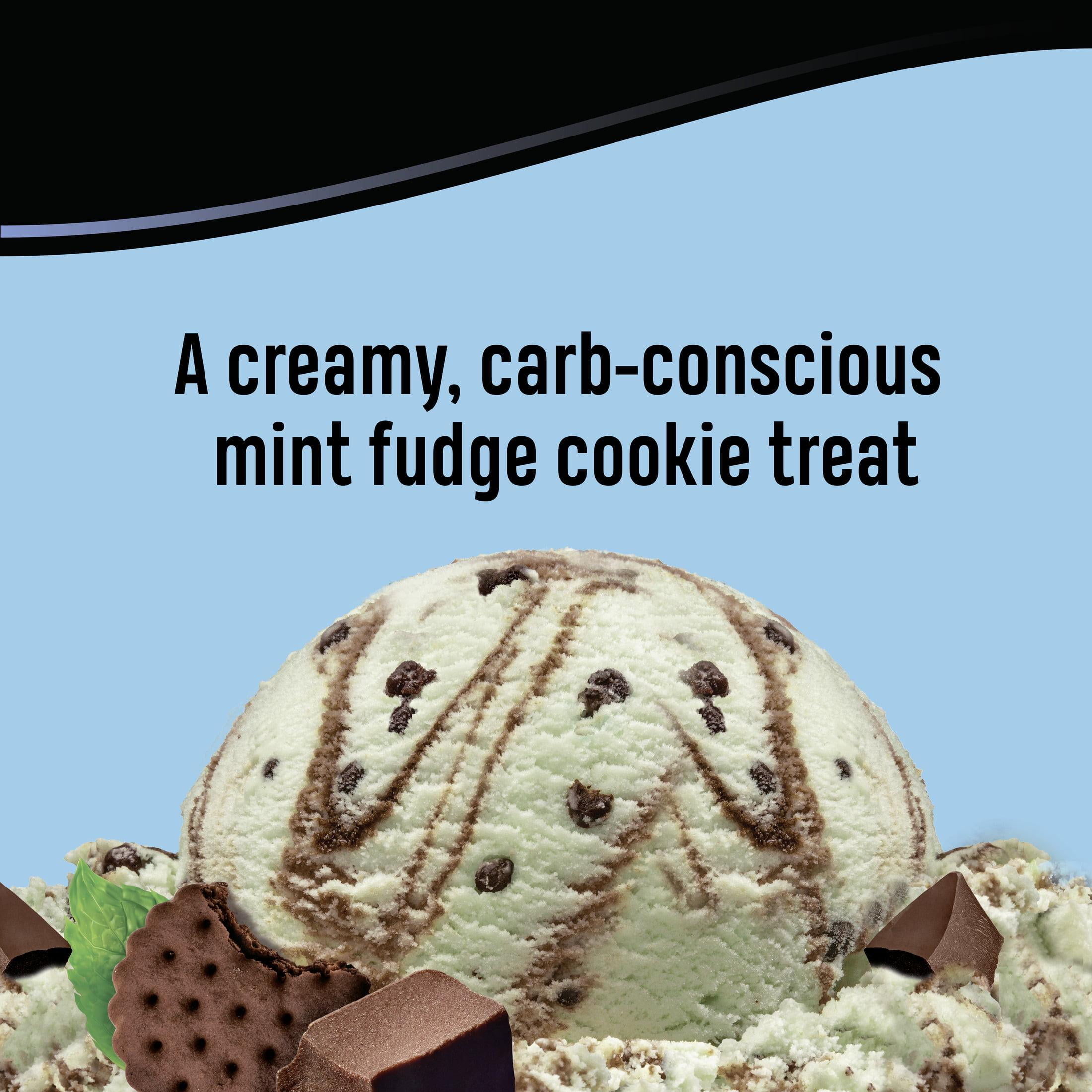 Breyers CarbSmart Mint Fudge Cookie Frozen Dessert 100% Grade A Milk & Cream, 48 oz