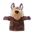 thumbnail image 2 of Marionetas de mano de animales, guantes de cabeza, desarrollo de la inteligencia, chistes, marionetas de dedo Lobo, 2 of 9