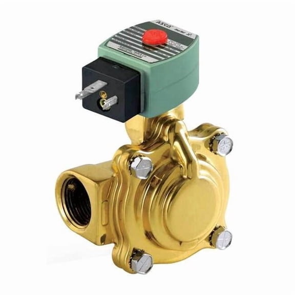 Redhat Solenoid Valve,Brass,NC,Air, Inert Gas SC8210G004