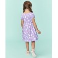 thumbnail image 3 of Vestido moderno The Children's Place para niñas pequeñas, color morado de 18 a 24 m, 3 of 3