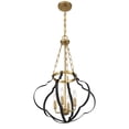 thumbnail image 4 of Savoy House - 7-4866-4-142 - Mercer 4-Light Pendant in White and Warm Brass, 4 of 7