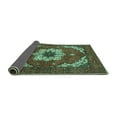 thumbnail image 2 of Ahgly Company Indoor Rectangle Persian Turquoise Blue Traditional Area Rugs, 2' x 4', 2 of 4