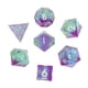 thumbnail image 1 of Juego de dados de 7 piezas Juego de dados de colores rodantes de resina poliedro con número para juego de mesa Verde, 1 of 9