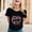 Black, variant on Graphic Tees for Women Carnival Graphic Print Short Sleeve T Shirt for Everyday Comfort Casual Round Neck Top Women’s Everyday Wear Occasion Traditional Artwork Fit Pink L