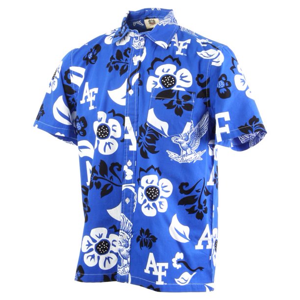 Wes And Willy Men S Air Force Academy Falcons Floral Shirt Button Up Beach Shirt Walmart Com