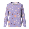thumbnail image 4 of RKSTN Blouses pour Femmes, Chandail en Molleton Imprimé de la Saint-Valentin, Épaule à Manches Longues, Col Rond, Blouses Habillées Décontractées, 4 of 4