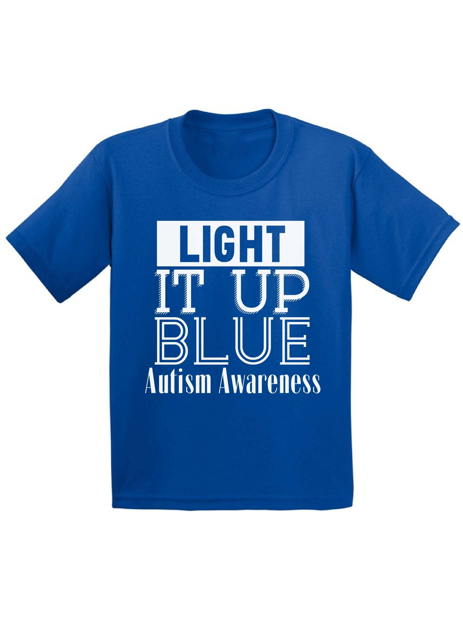 Light It Up Blue Autism Awareness Youth T-shirt 