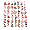 thumbnail image 3 of Mini Christmas Ornament 36Pcs Santa Snowman Reindeer Miniature Figurines for DIY Bell Earring Bracelet Jewelry Ornaments, 3 of 19