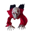 thumbnail image 4 of Fantasma eléctrico de terror para Halloween, longitud de 130 cm, con activación por sonido, para uso en interiores o porches cubiertos Rojo, 4 of 9