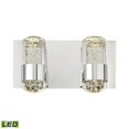 thumbnail image 1 of Surrey - 11.5 4.8W 2 LED Finition Chromée pour Salle de Bain avec Verre Transparent, 1 of 1