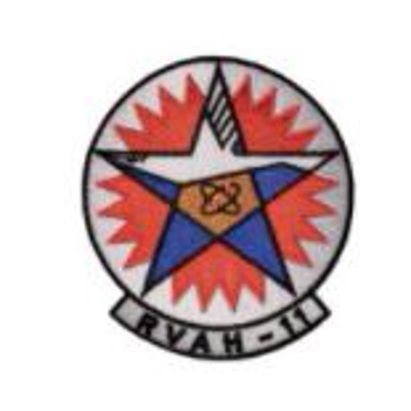 RVAH-11 Checkertails Squadron Patch - Sew On, 4"