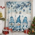 thumbnail image 2 of Christmas Gnomes Shower Curtains for Bathroom, Xmas Cute Gnomes Branch Balls Winter Snowflakes Wood Stripes Waterproof Fabric Shower Curtain for Bathroom Bathtub Decoration, Machine Washable, 36"x72", 2 of 9