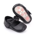 thumbnail image 5 of Otqutp Children Soft Sole Sneakers Baby Girls Boys Bowknot Sandals Outdoor Casual Princess Shoes Leather Shoes Toddler First Walking Shoes, 5 of 6