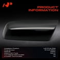 thumbnail image 3 of A-Premium Driver Side Rearview Mirror Cover Cap - Compatible with Chevrolet Silverado 1500 LD & GMC Sierra 1500 Limited, Sierra 2500 3500 HD - Smooth Black, Without Turn Signal Hole, 3 of 5