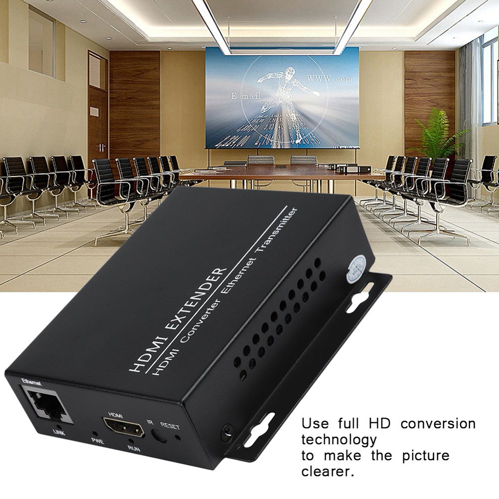 Mgaxyff 120m HDMI Extender Converter over Cat5/Cat5e/Cat6 UTP Cable