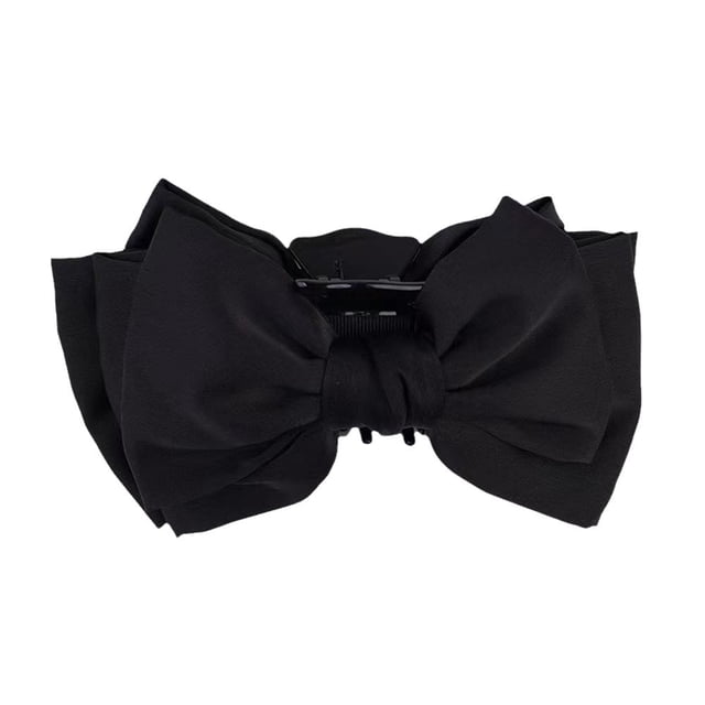 TQEHS Pinzas para el pelo con lazo de seda grande, pinzas para el pelo con lazo de doble cara, pinzas para el pelo con lazo grande, pinzas para el pelo con forma de tiburón grande, accesorios para pei