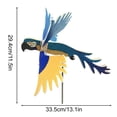 thumbnail image 2 of Wzzjkit Outdoor Wooden Parrots Windmill Decorative Figurine, 2 of 6