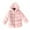 Pink, variant on Glisme Girls Jacket Fall Winter Kids Thermal Solid Jackets Warm Hooded Woolen Jacket Coats Ventilate Outerwear For Daily Wear Size 2-3 Years Beige