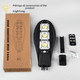 thumbnail image 4 of Luz de jardín solar al aire libre con control remoto, luz de calle LED con detección de movimiento humano, luz de calle COB de 90 núcleos, luz de calle de inducción, 4 of 5