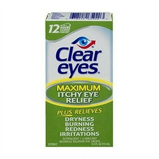 Clear Eyes Contact Lens Relief Soothing Eye Drops 0.50 oz (Pack of 3)