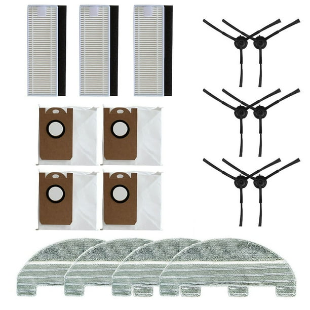 KEEPOW Replacement Parts for ihome Autovac Nova Robot Vacuum, Set of 4