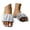 Silver, variant on Dakaela Glitter Slide Sandals for Women Square Open Toe Houde Slippers 2025 Fashion Walking Slides