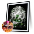 thumbnail image 2 of Cuadros Decorativos Dibujo de vidrio coloreado 5D Kits de pintura de diamantes DIY Arte de taladro redondo completo (V2712) Likrtyny embutido en tela, 2 of 2
