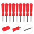 thumbnail image 2 of GOOHOCHY 24Pcs Mango de plástico Car Removal Core Single Head Herramientas de reparación de neumáticos para Bike Electrocar (Rojo), 2 of 8