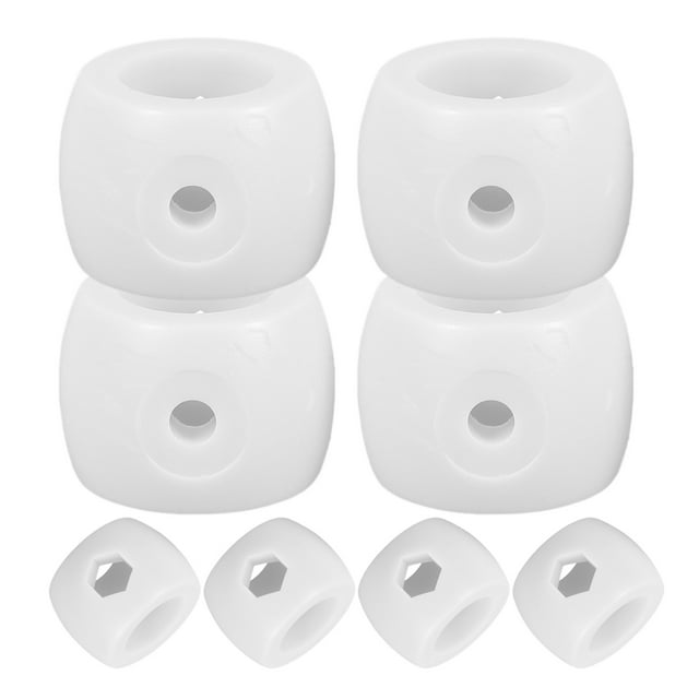 EXHUMKY Table Soccer Foosballs Replacements 8Pcs Plastic Foosball Goal Rod Locator Ring For Soccer Enthusiasts