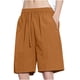 thumbnail image 1 of pstuiky Pantalones cortos casuales para hombre, Pantalones cortos de verano para hombre, informales y cómodos, con bolsillo y cintura elástica y cordón ajustable., 1 of 4