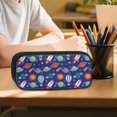 thumbnail image 6 of DISNIMO Backpack for Teen Boys, Planet Star Print 17 Inch Bookbag Lunch Bag Pencil Case 3 in 1 School Backpack Set, Kindergarten Elementary Middle Backpack Boys Back to School Supplies, 6 of 7