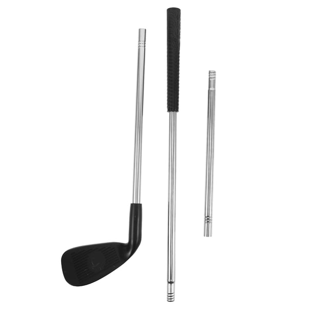 BRIGHTFUFU Palo de golf portátil para niños, juego de golf al aire libre, accesorio para principiantes, herramienta de práctica de golf resistente al desgaste, herramienta de entrenamiento de golf.