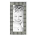 thumbnail image 2 of ArtToFrames 14" x 35" Platinum Ridge Brushed Slvr Picture Frame, 14x35 inch Silver Wood Poster Frame (WOM-5249),  Pack, 2 of 6