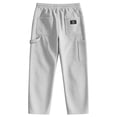 thumbnail image 5 of vdgthytj Mens Casual Pants Straight Leg Loose Fitted Ribbed Fall Winter Loungewear Corduroy Trousers with Pockets(X-Large,White), 5 of 6