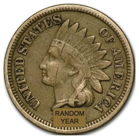 1859-1864 Indian Head Cents Copper-Nickel Avg Circ