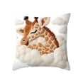 thumbnail image 2 of Cute Quadruped Patterns Cushion Cover Soft Throw Pillowcase Removable And Washable Pillowcase For Sofa And Chair Ideal Choice For Summer Sofa And Bedroom Decor, 2 of 6