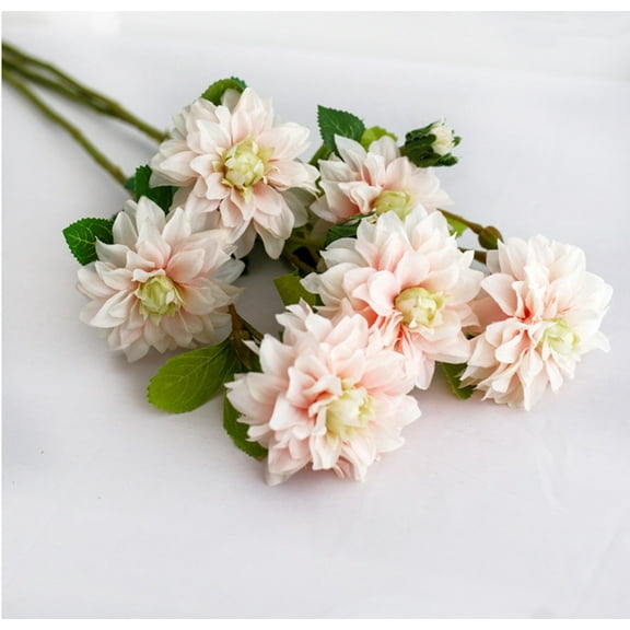 Artificial Flowers Bouquet 2PCS Dahlias Home Decor Wedding Decor Imitation Flower Decor